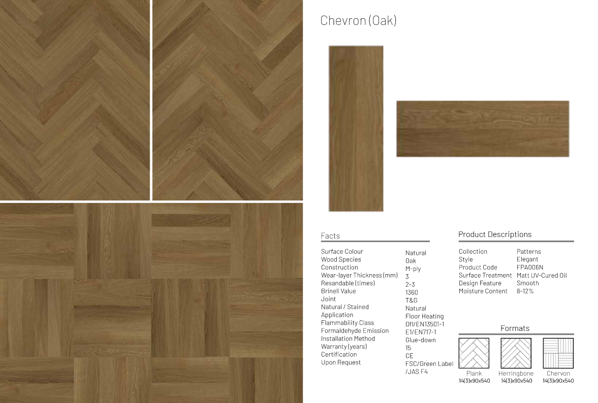 Chevron(Oak)